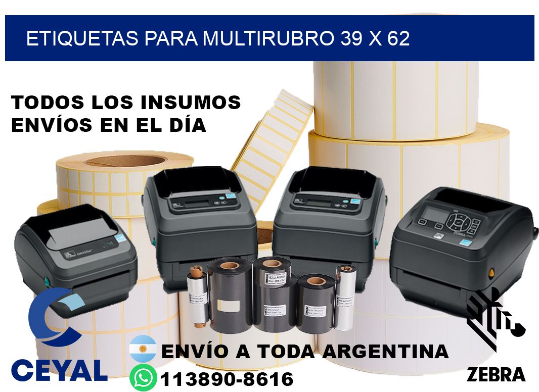 ETIQUETAS PARA MULTIRUBRO 39 x 62