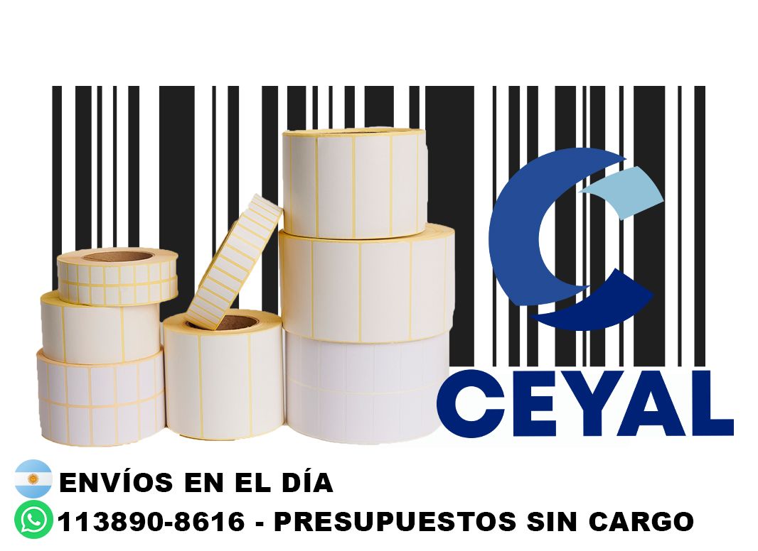 Necesito etiquetas 67 x 38 argentina