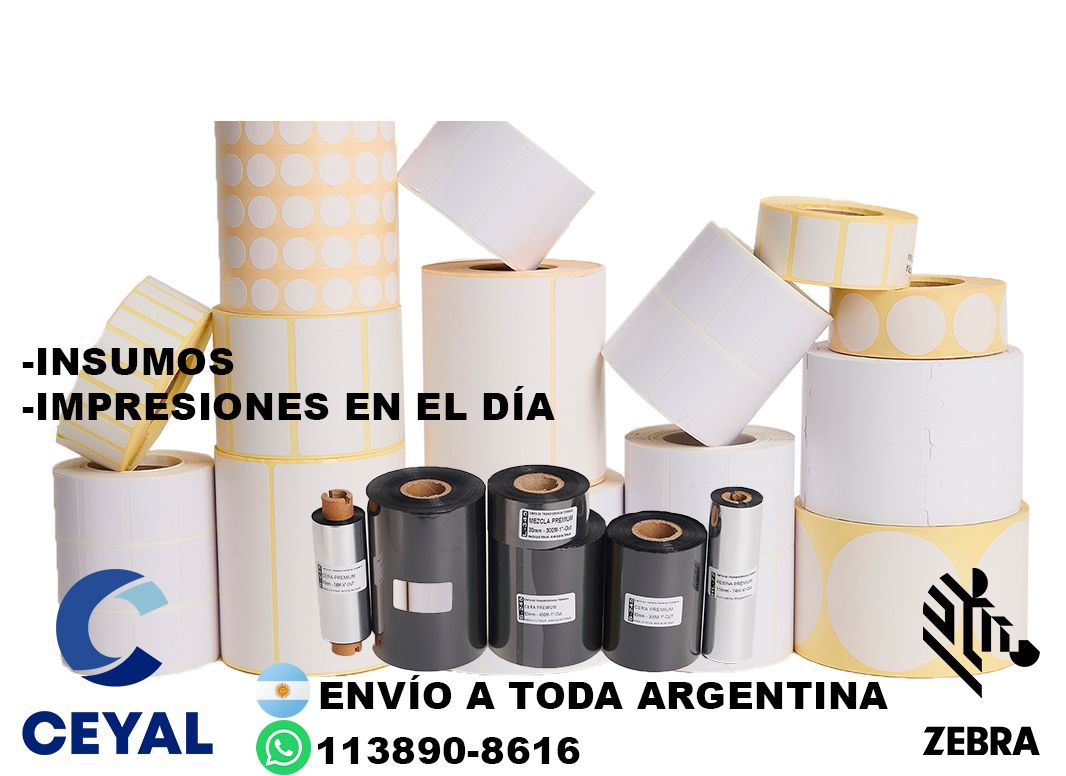 etiquetas blancas 91 x 23