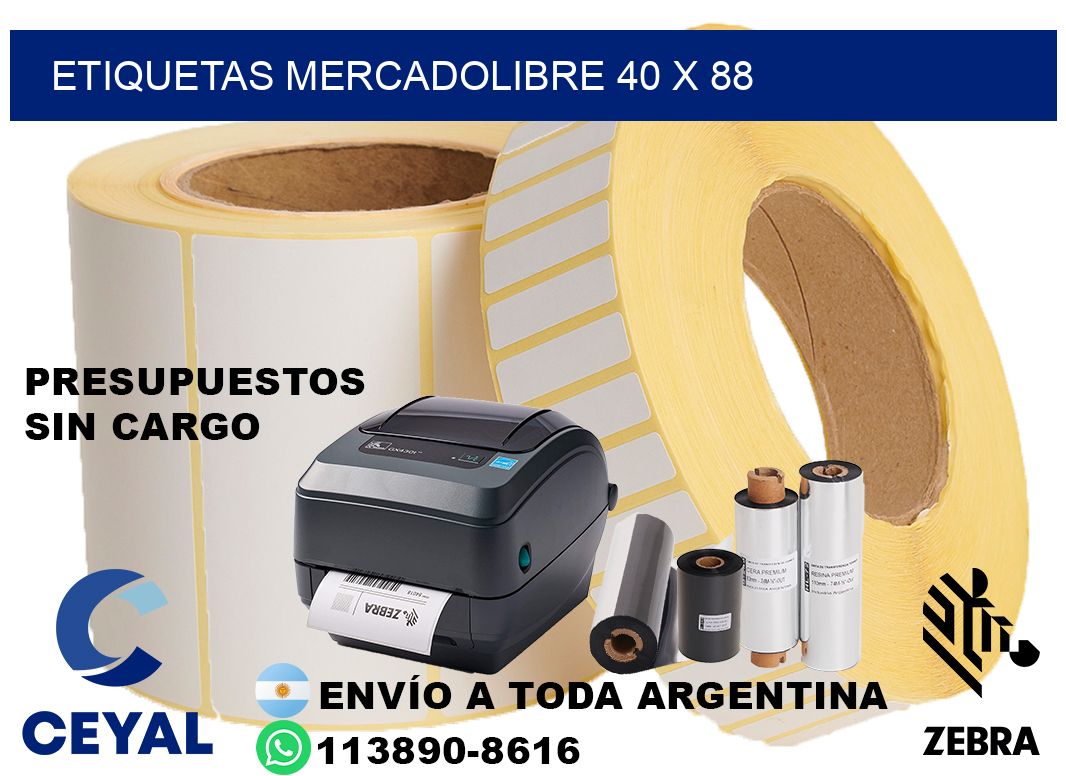 etiquetas mercadolibre 40 x 88