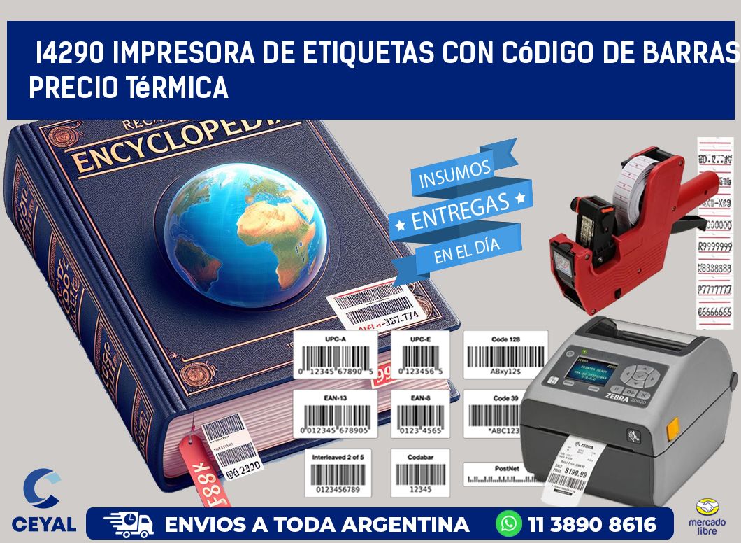 i4290 impresora de etiquetas con código de barras precio térmica