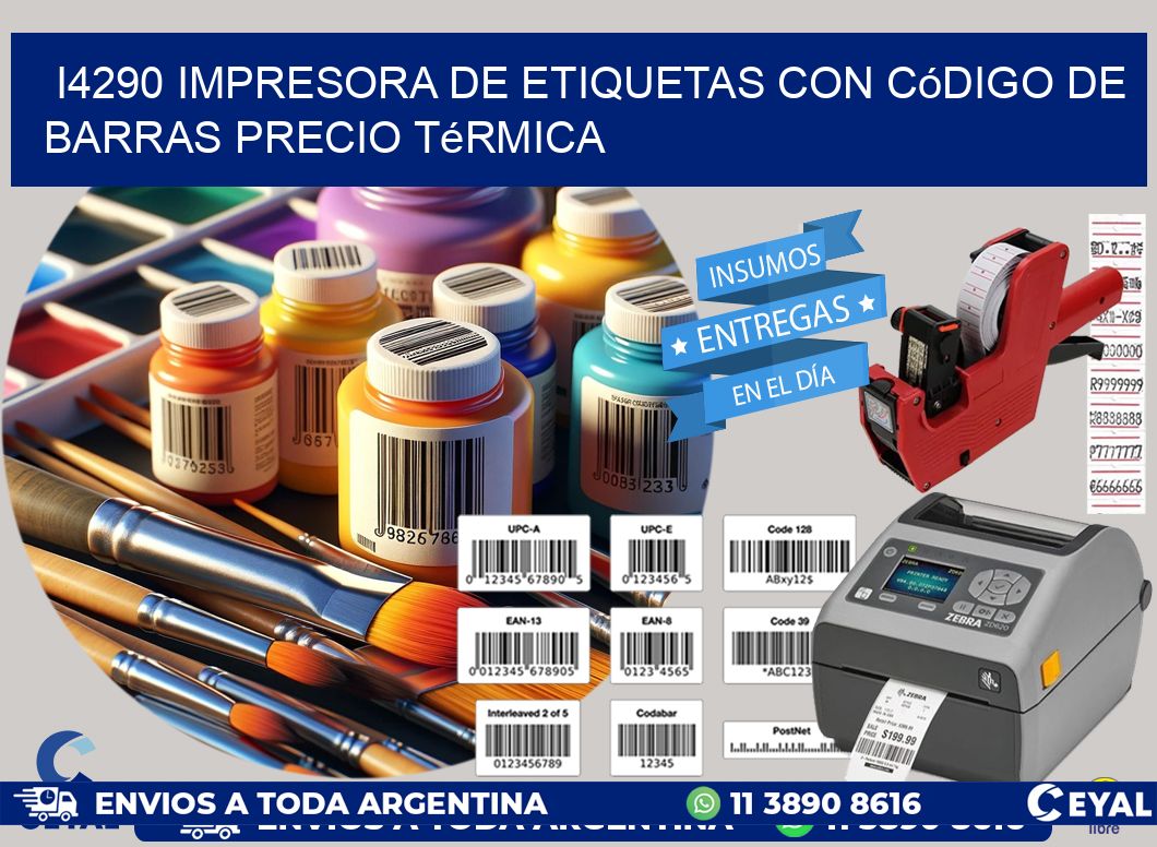 i4290 impresora de etiquetas con código de barras precio térmica