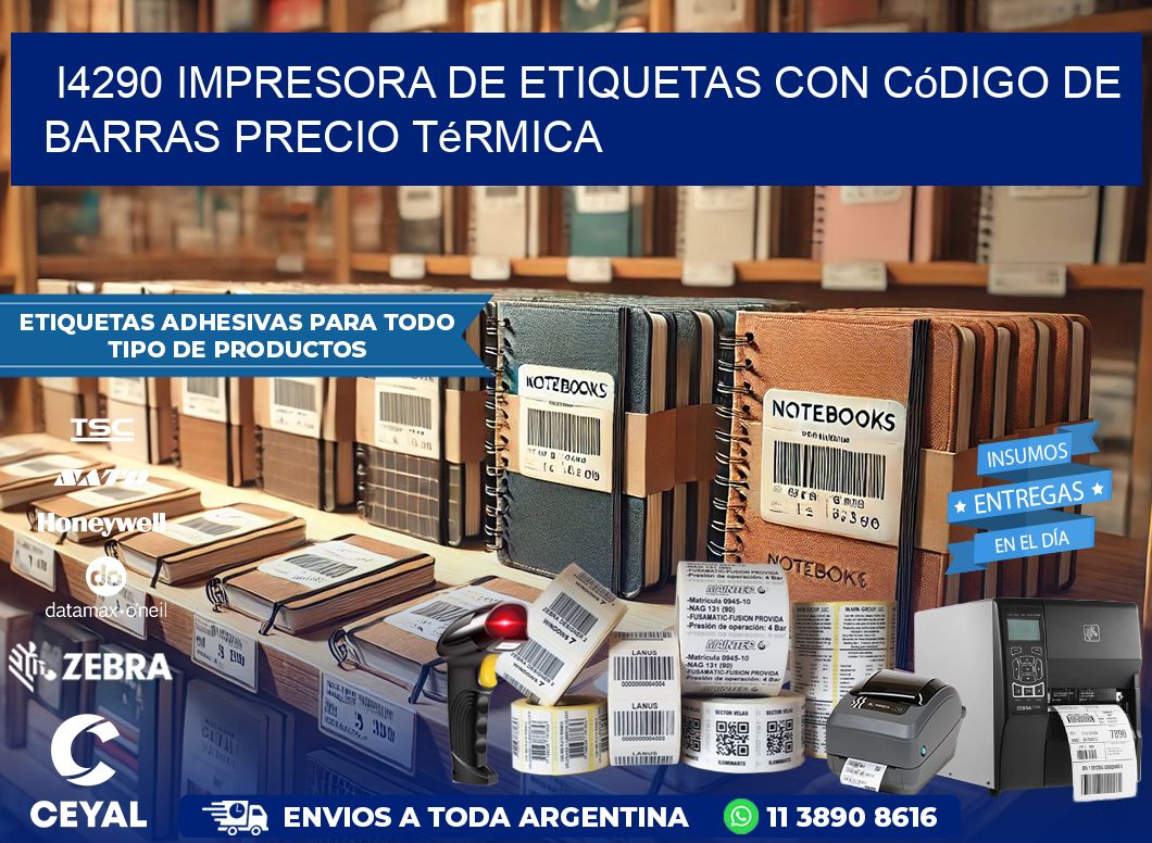i4290 impresora de etiquetas con código de barras precio térmica