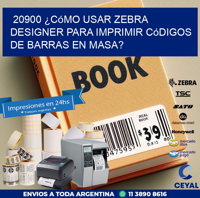 20900 ¿Cómo usar Zebra Designer para imprimir códigos de barras en masa?