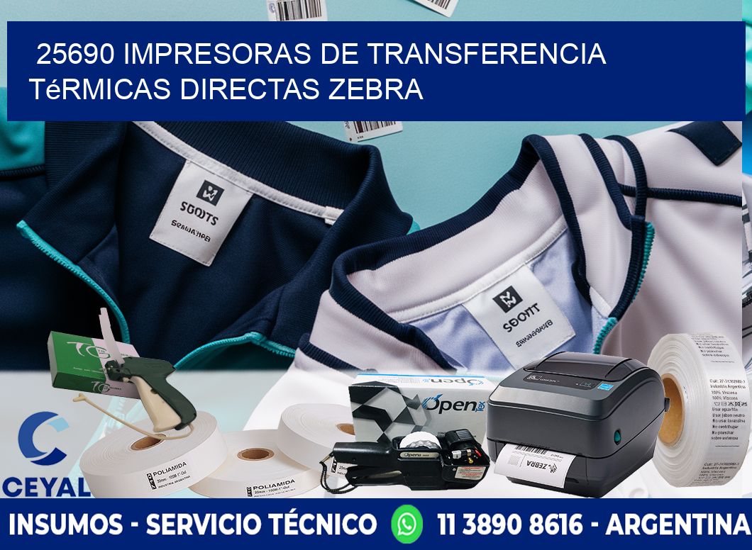 25690 impresoras de Transferencia  térmicas directas zebra