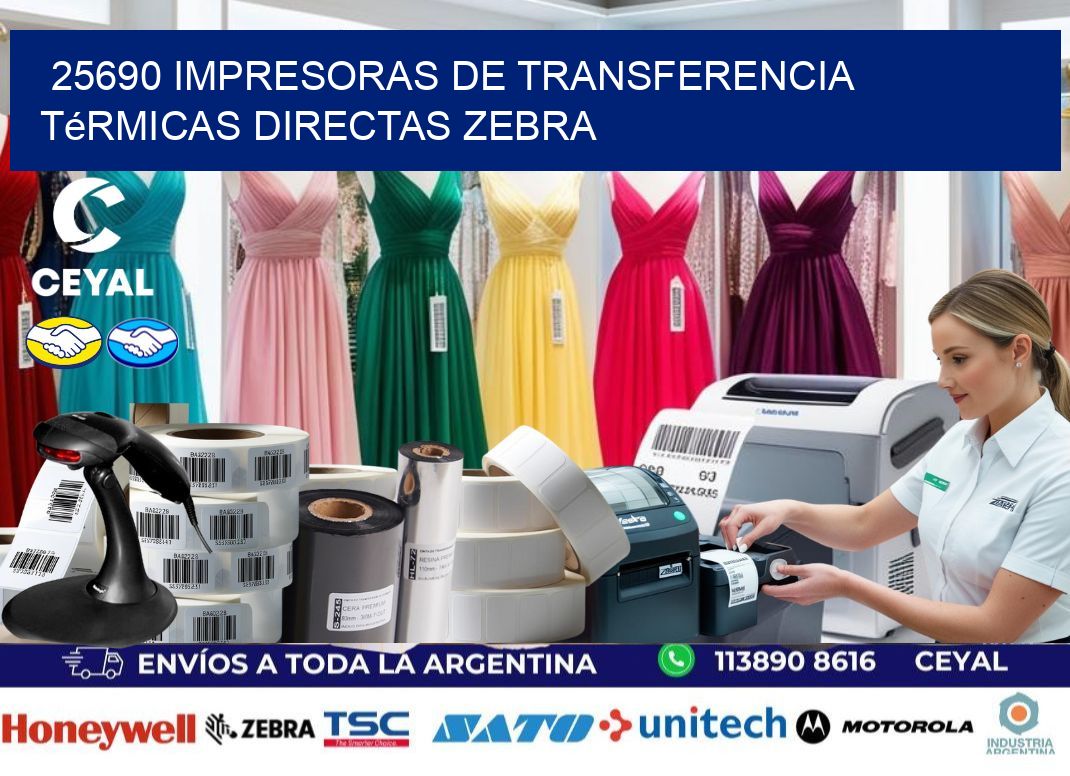 25690 impresoras de Transferencia  térmicas directas zebra
