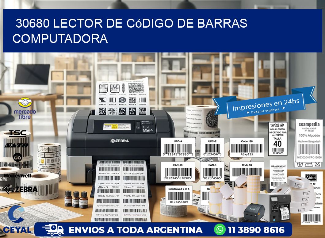 30680 Lector de código de barras computadora