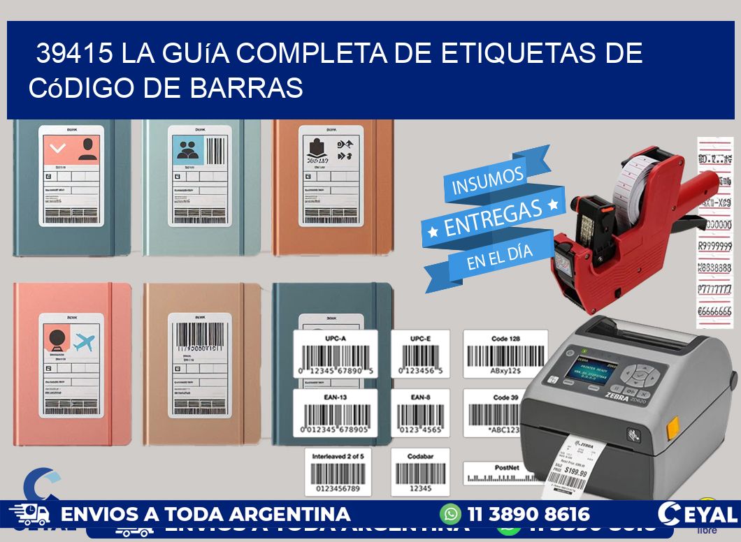 39415 La guía completa de etiquetas de código de barras