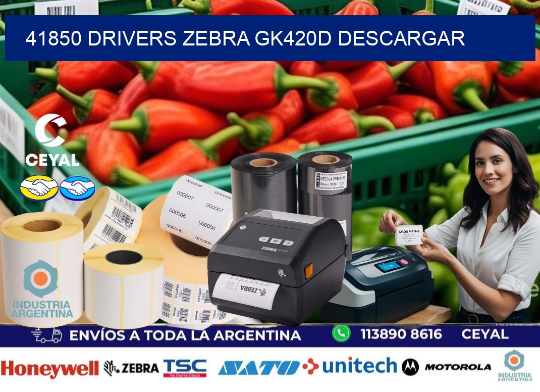 41850 drivers zebra gk420d descargar