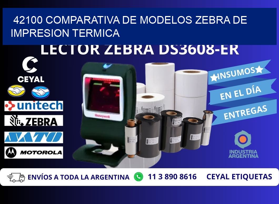 42100 comparativa de modelos zebra de impresion termica