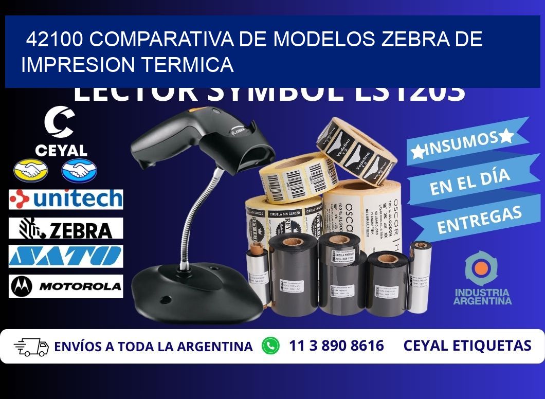42100 comparativa de modelos zebra de impresion termica