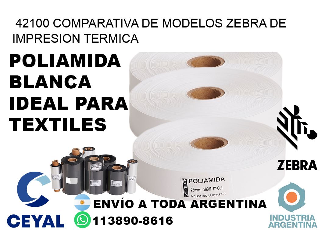 42100 comparativa de modelos zebra de impresion termica