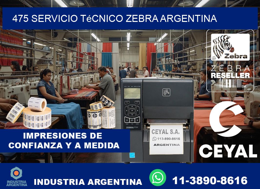 475 servicio técnico zebra argentina