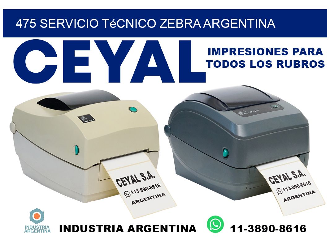 475 servicio técnico zebra argentina