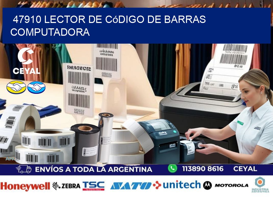 47910 Lector de código de barras computadora