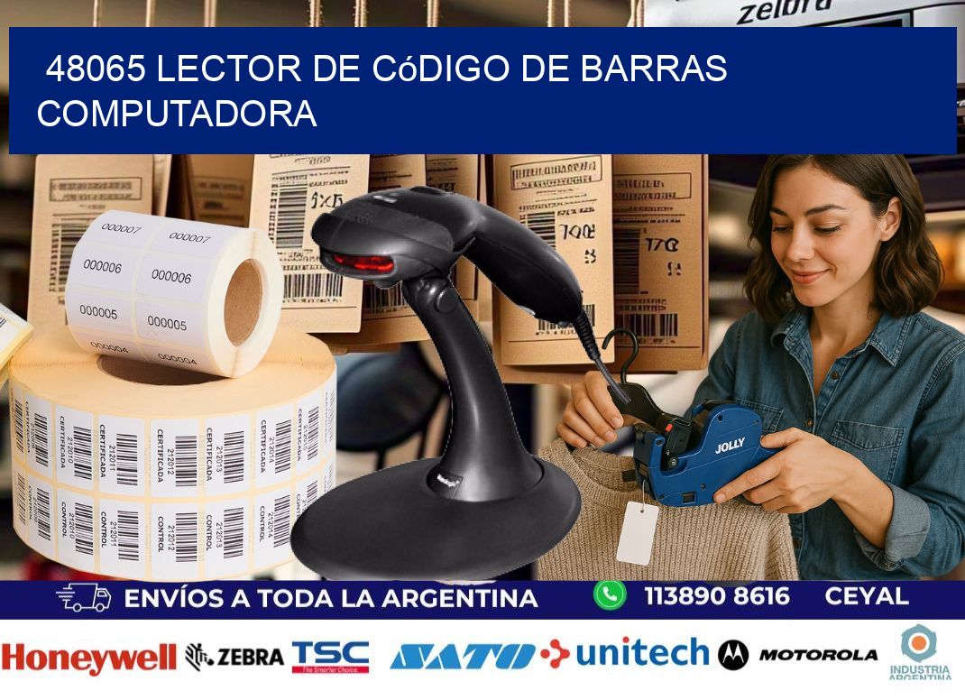 48065 Lector de código de barras computadora