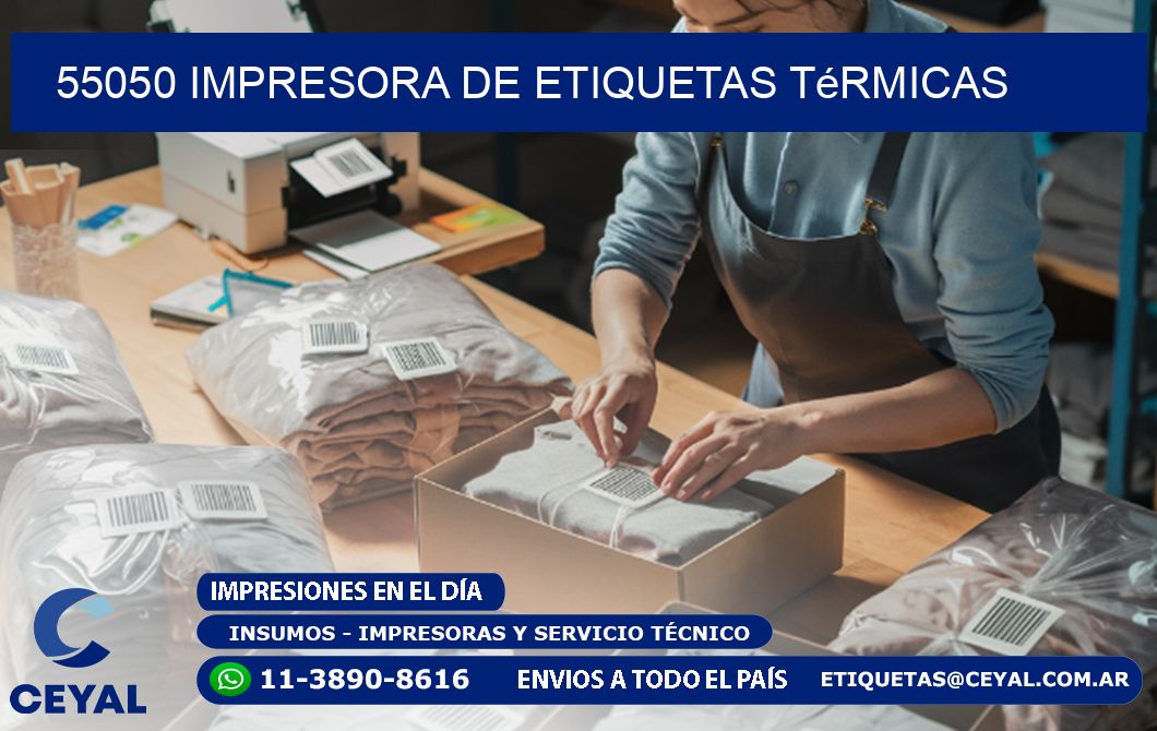 55050 Impresora de etiquetas térmicas