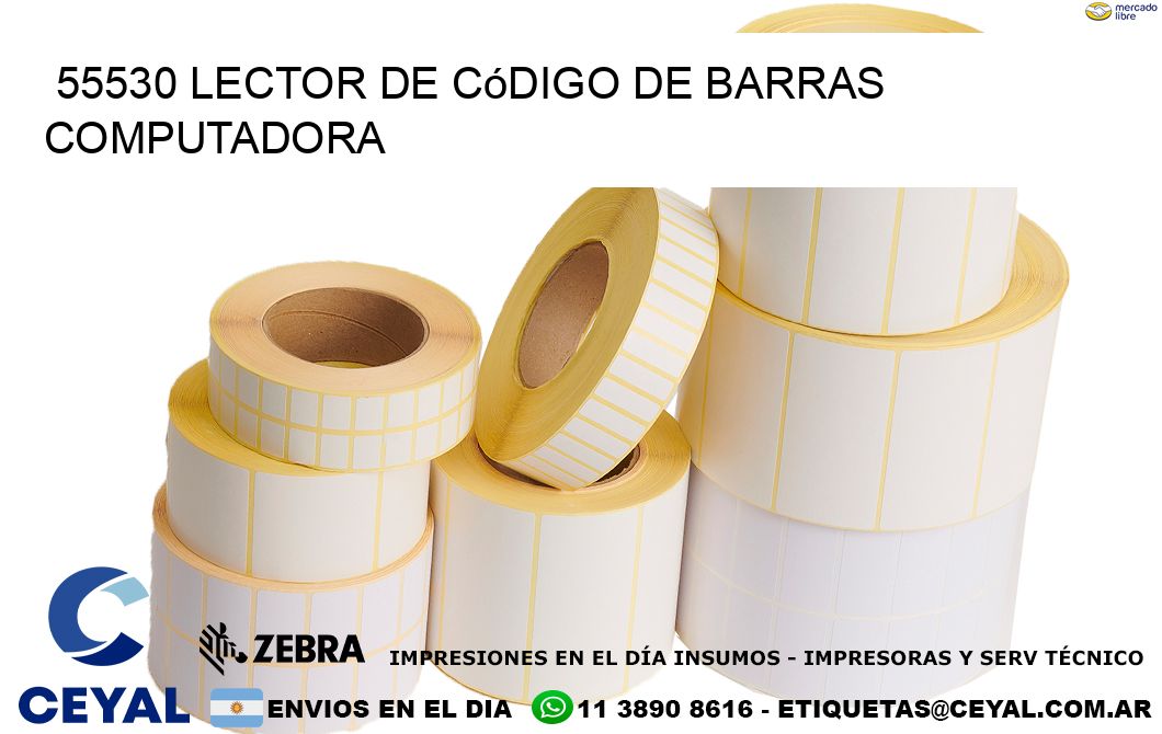 55530 Lector de código de barras computadora