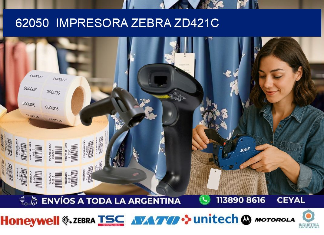 62050  Impresora Zebra zd421c