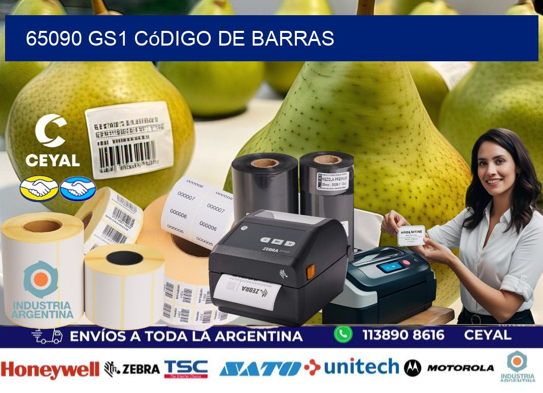 65090 GS1 código de barras