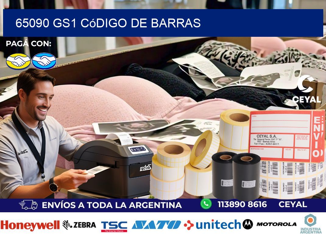 65090 GS1 código de barras