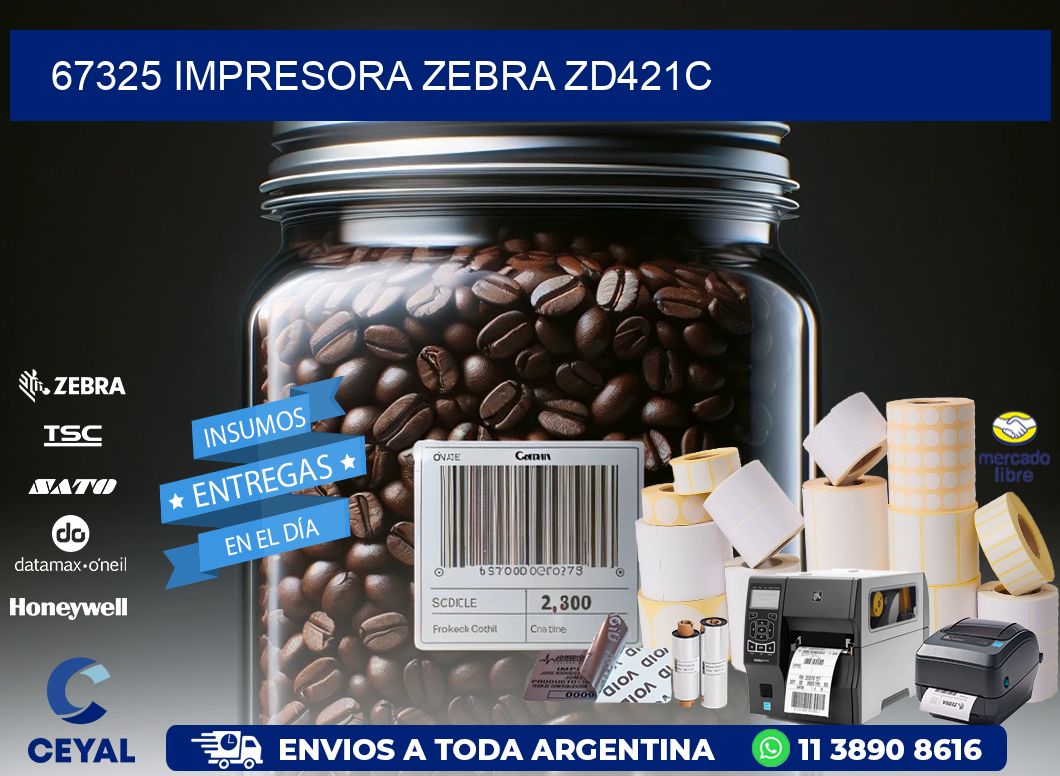 67325 Impresora Zebra zd421c