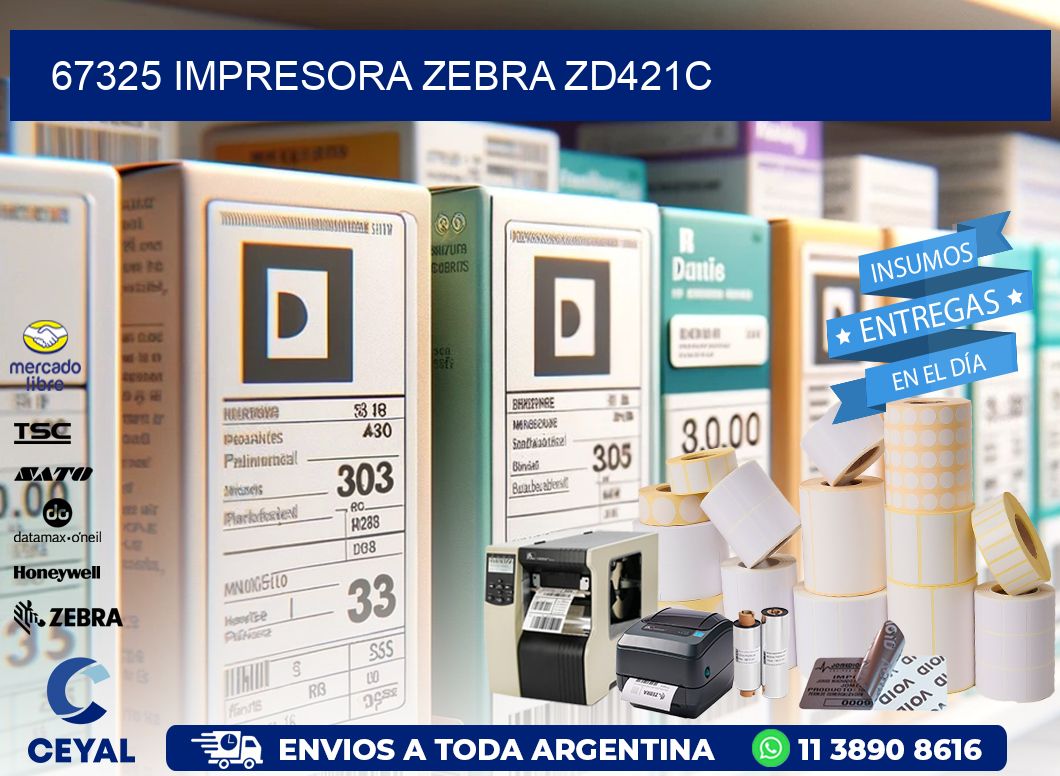 67325 Impresora Zebra zd421c