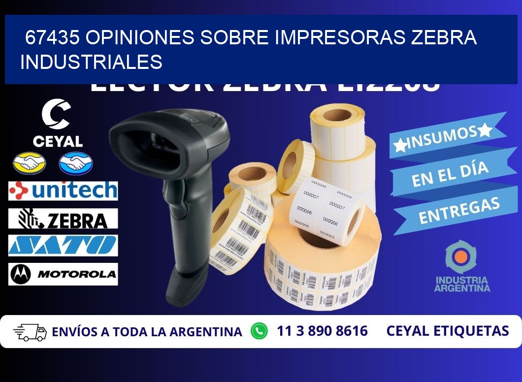 67435 opiniones sobre impresoras zebra industriales