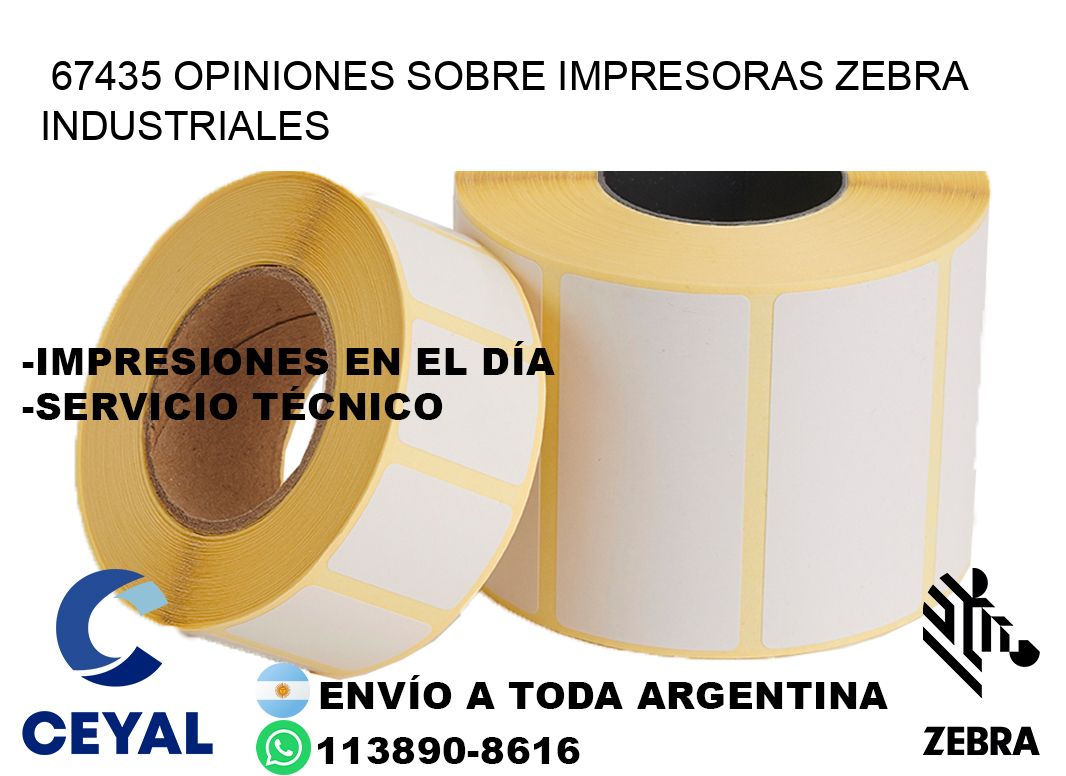 67435 opiniones sobre impresoras zebra industriales