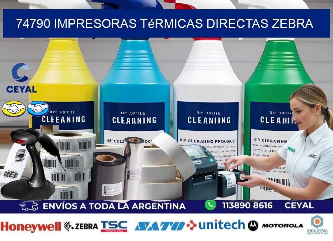 74790 impresoras térmicas directas zebra