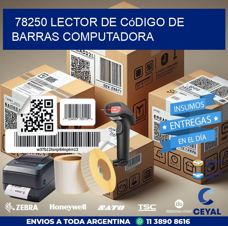 78250 Lector de código de barras computadora