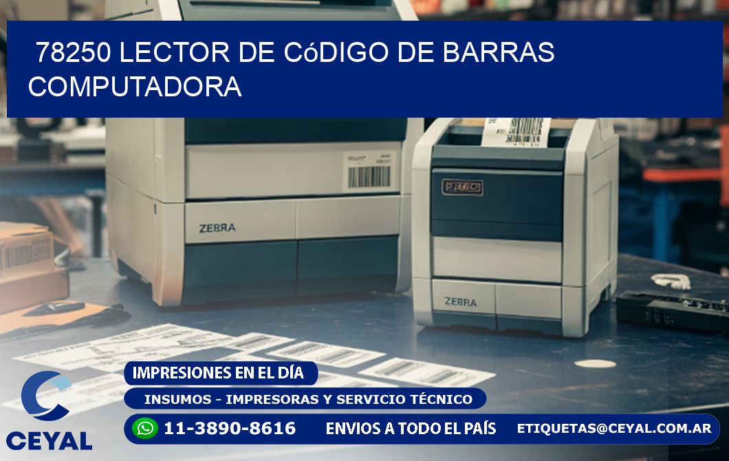 78250 Lector de código de barras computadora