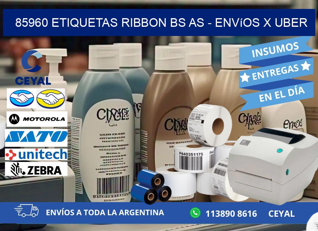 85960 etiquetas ribbon bs as – envíos x uber