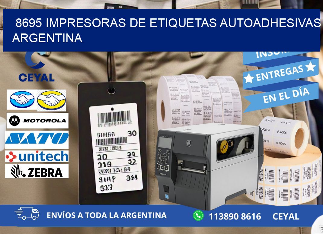 8695 Impresoras de etiquetas autoadhesivas argentina