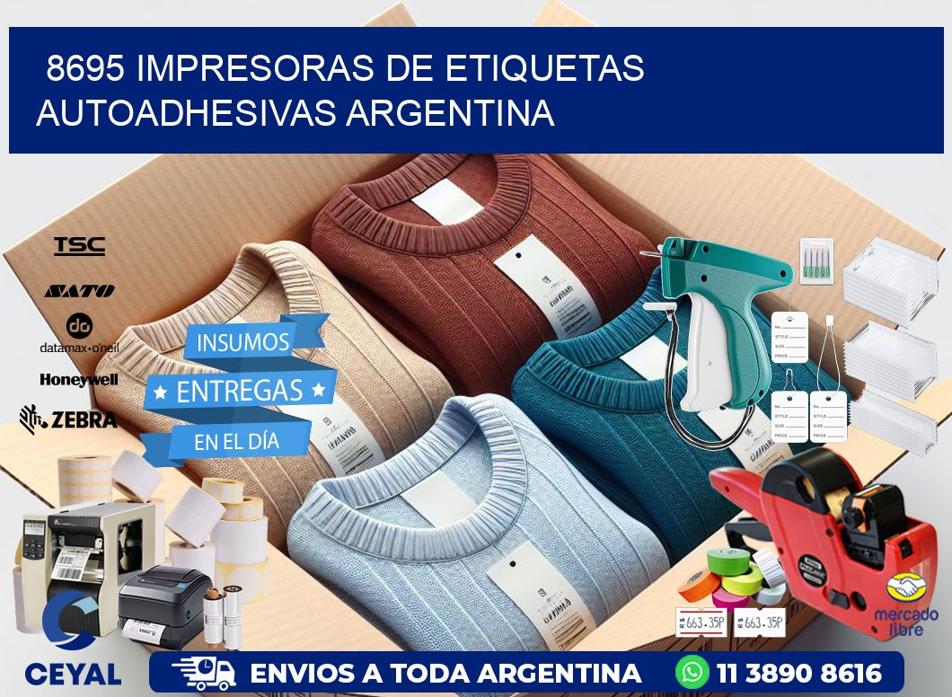 8695 Impresoras de etiquetas autoadhesivas argentina