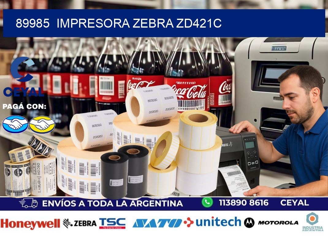 89985  Impresora Zebra zd421c
