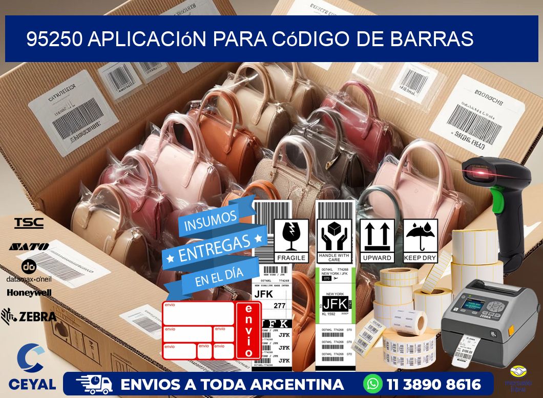 95250 Aplicación para código de barras
