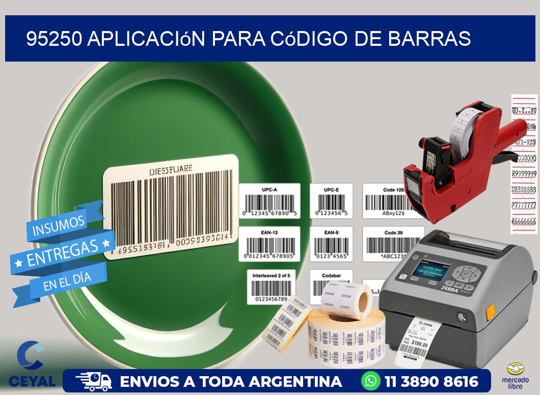 95250 Aplicación para código de barras