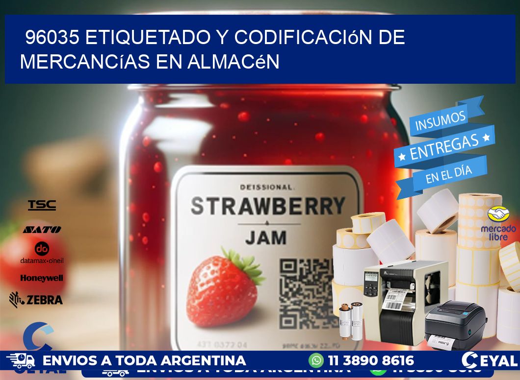 96035 Etiquetado y codificación de mercancías en almacén