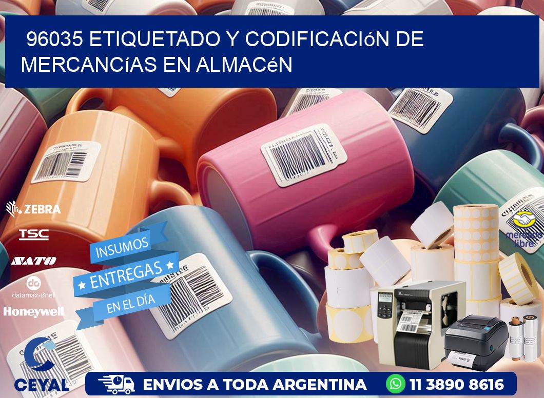 96035 Etiquetado y codificación de mercancías en almacén