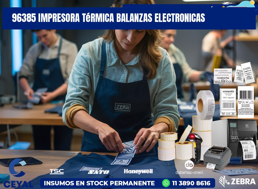 96385 impresora térmica balanzas electronicas