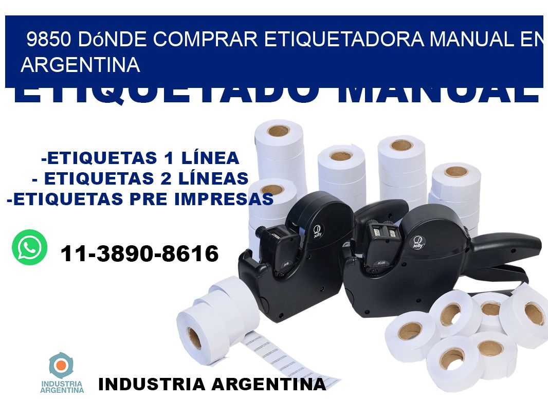 9850 dónde comprar etiquetadora manual en argentina