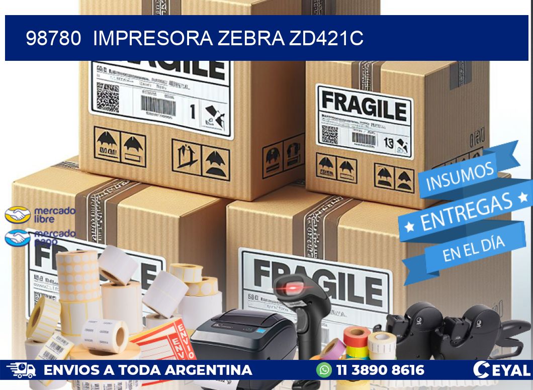 98780  Impresora Zebra zd421c