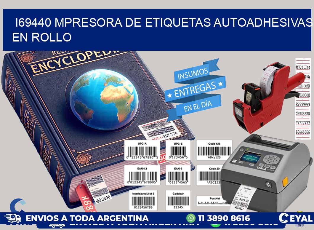 I69440 mpresora de etiquetas autoadhesivas en rollo