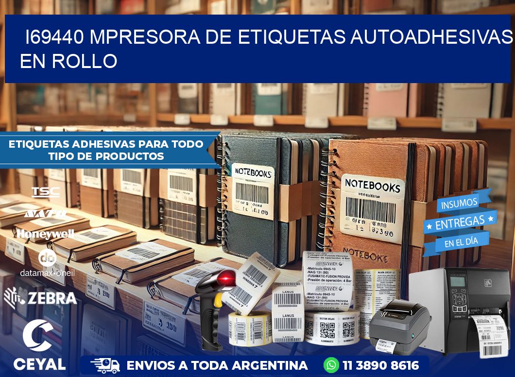 I69440 mpresora de etiquetas autoadhesivas en rollo