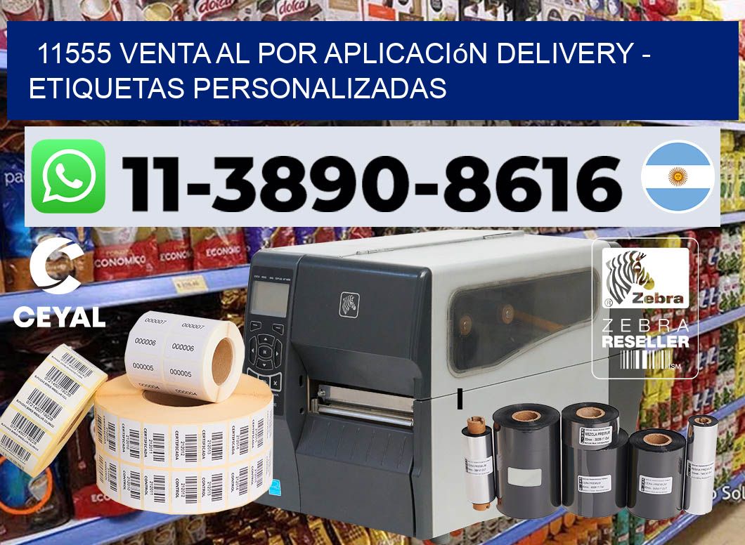 11555 Venta al Por Aplicación delivery – Etiquetas Personalizadas