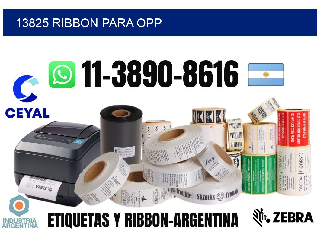 13825 ribbon para opp