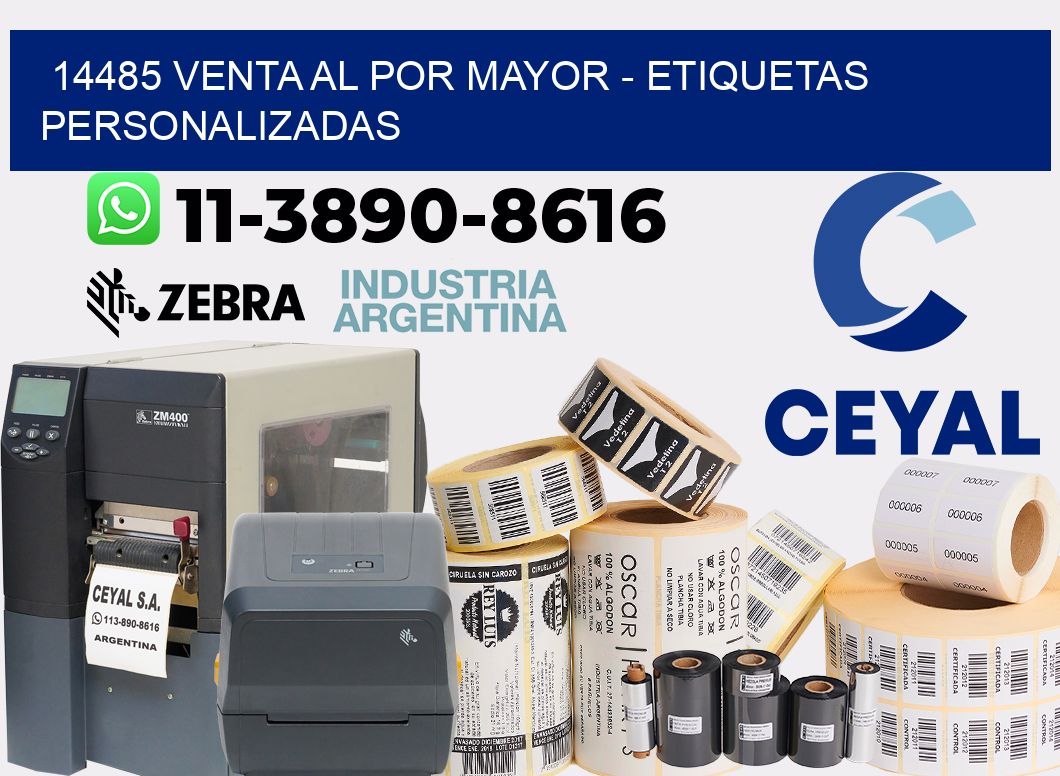14485 Venta al Por Mayor - Etiquetas Personalizadas
