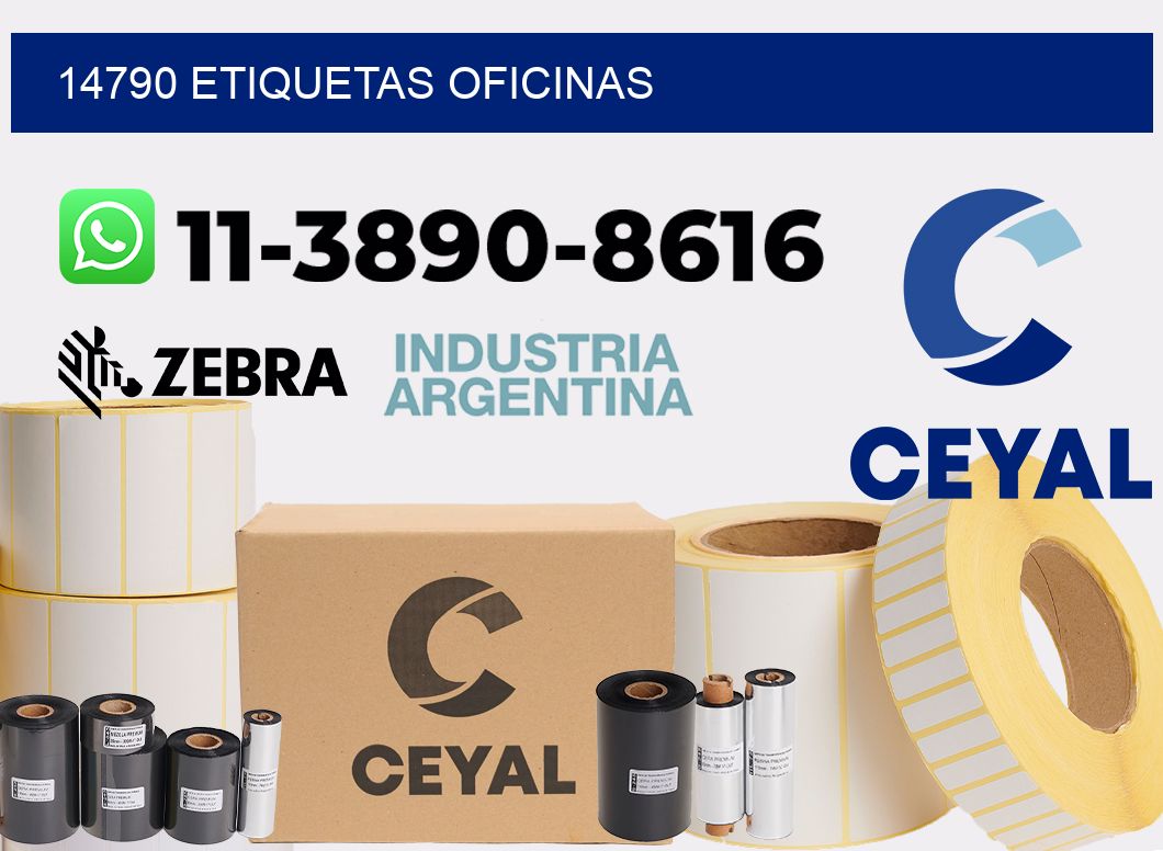 14790 etiquetas oficinas