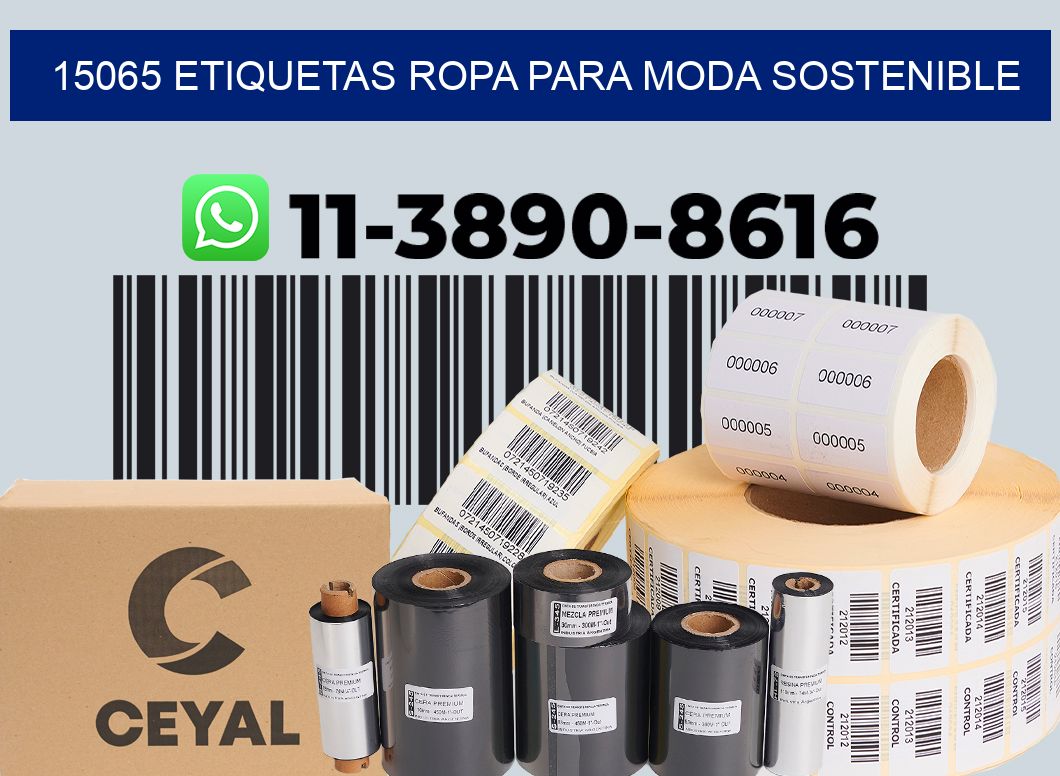 15065 Etiquetas ropa para moda sostenible